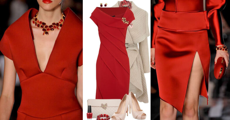 Аксессуары для красного платья - Украшения