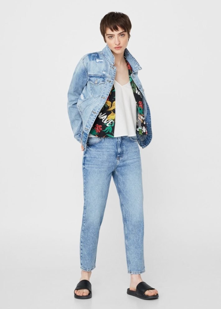 базовый гардероб 2019 2020: джинсы голубые