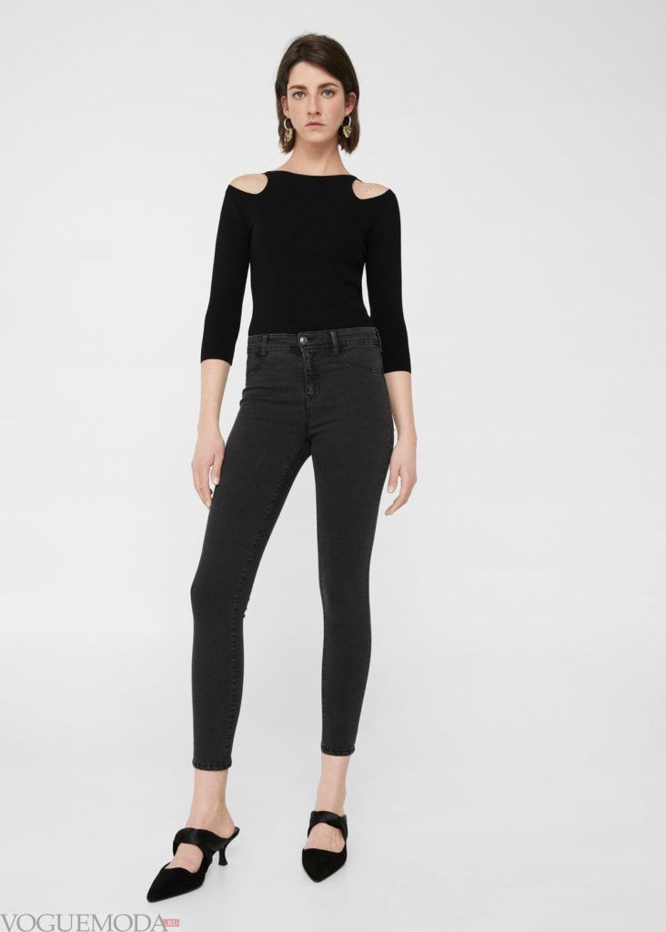 базовый гардероб 2019 2020: джинсы чёрные