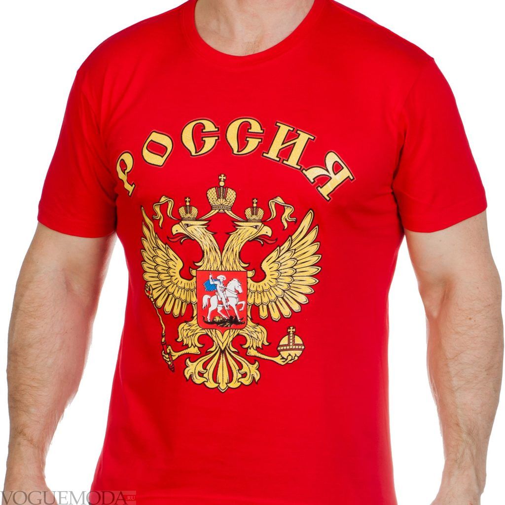 красная футболка Россия