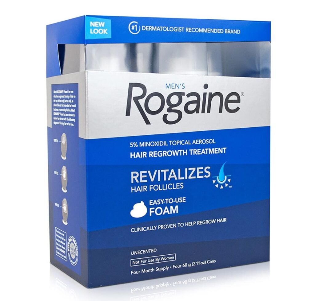 ROGAINE 5% Миноксидил. Обзор, отзывы, сравнение