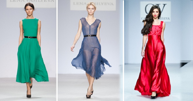 Шелковое платье – самые красивые и модные фасоны