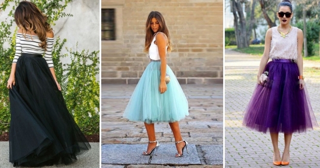Многослойная юбка – модная модель для торжества и повседневной носки