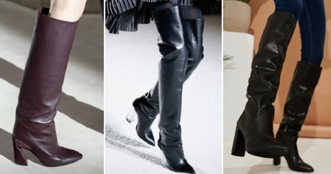 Сапоги на каблуке – стильная обувь для женских городских образов