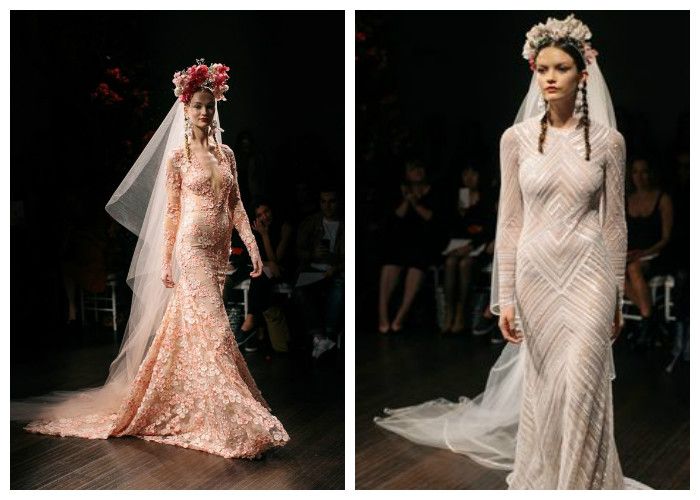 Свадебное платье русалка: фото модных моделей, Naeem Khan