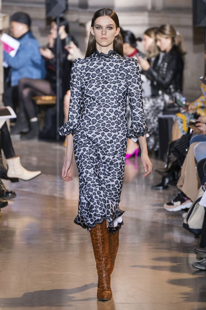 Модное леопардовое платье Andrew Gn