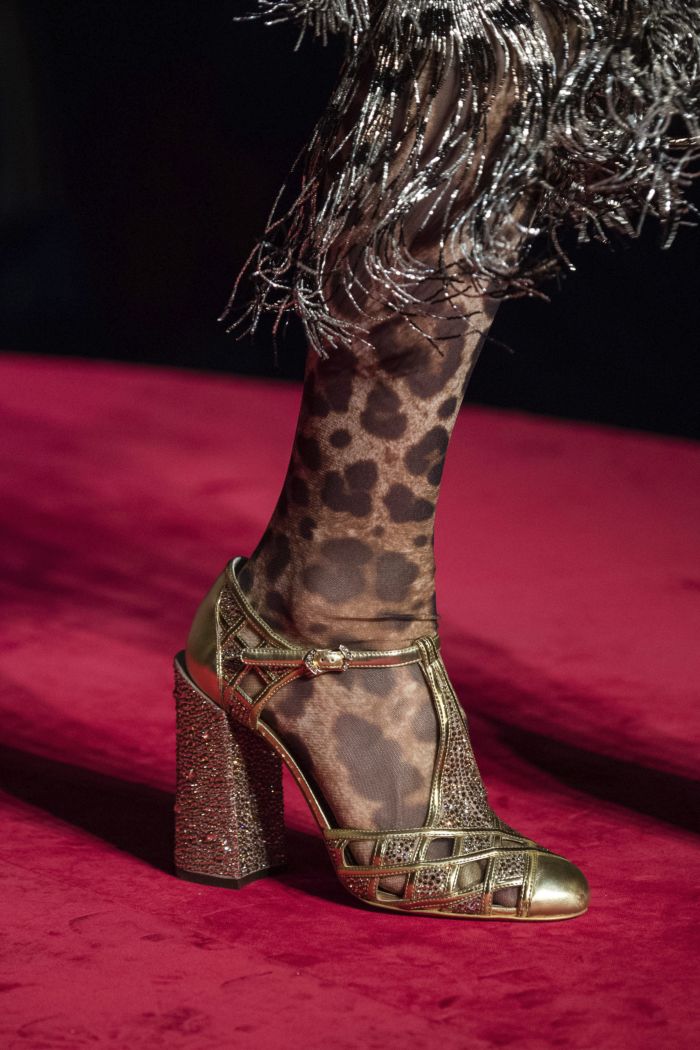 Обувь к леопардовому платью Dolce & Gabbana