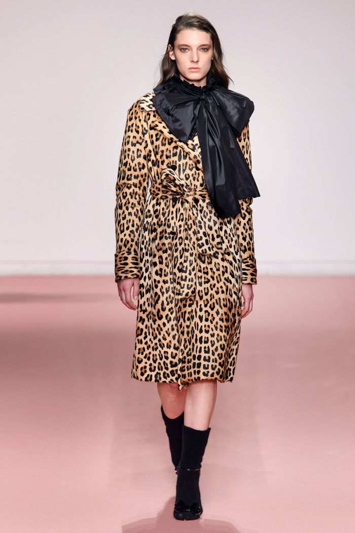 Модное леопардовое пальто осень-зима 2019-2020 из коллекции Blumarine