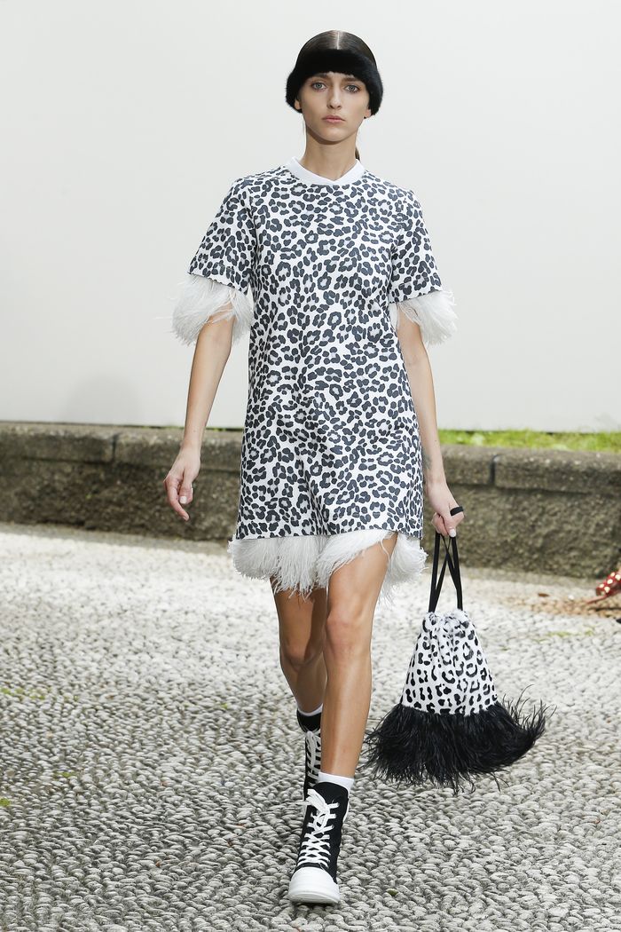 Модное черно-белое платье Simonetta Ravizza