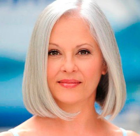 Красивая прическа 50 летней женщине, средние волосы 2020