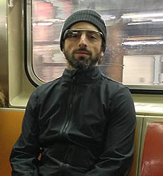 Sergey Brin Photo 6 - Google Glass NYC Subway - Celebrity Fun Facts