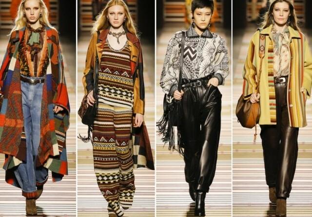 Кожаные брюки Etro