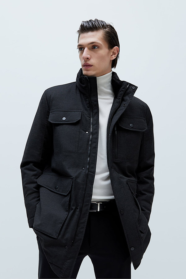 куртка черного цвета модель 2020 года выпуска