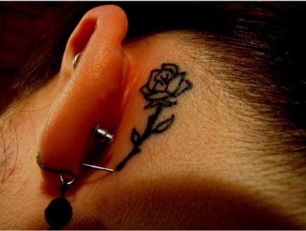 Cool Rose Tattoo
