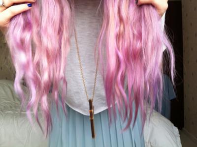 Как покрасить волосы без краски в розовый цвет