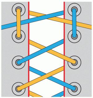 Красиво завязать шнурки на кедах