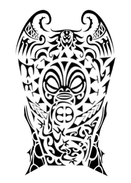 полинезийские узоры тату 