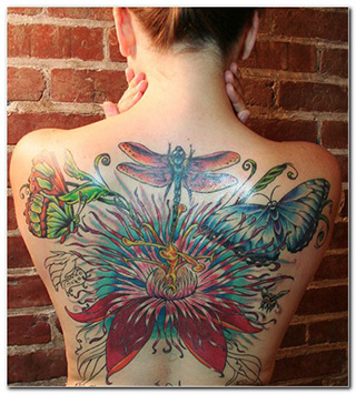 decorative butterfly tattoo