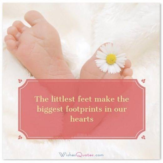 Newborn Wishes: The littlest feet make the biggest footprints in our hearts.