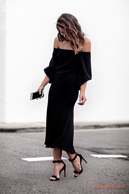 Черное летнее платье: фото лучших образов