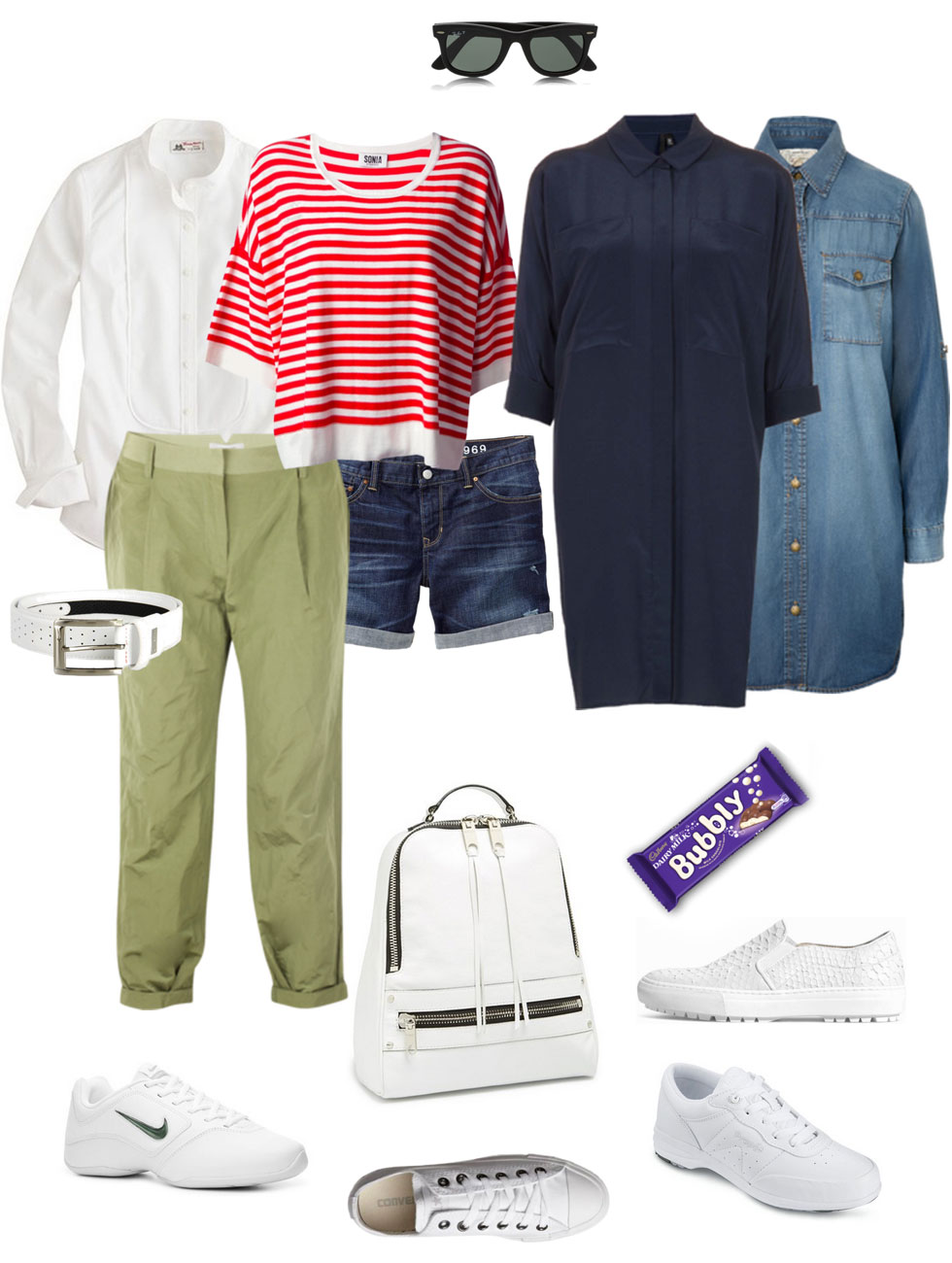 Casual Ensembles with White Sneakers